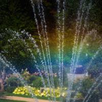 Fountain w/ Rainbow